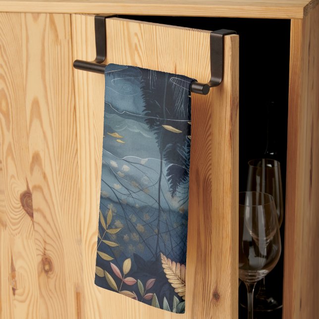 Linge De Cuisine Le lac (Pliage en tiers)