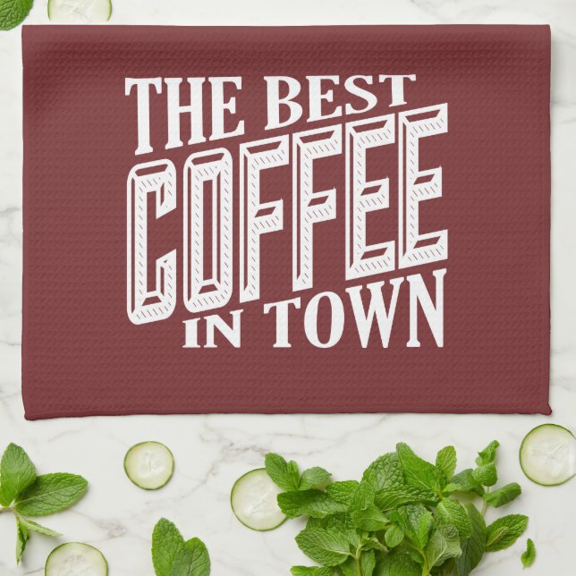 Linge De Cuisine Le Meilleur Café De La Ville (Plié)