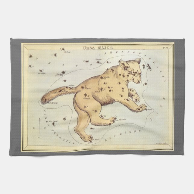 Linge De Cuisine Le miroir de l'Ukraine, la carte céleste de l'astr (Horizontal)