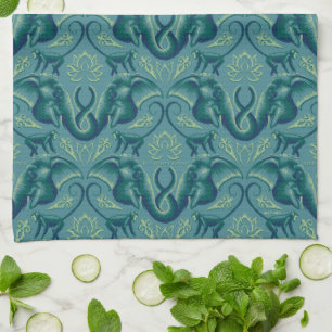 Linge De Cuisine Le Motif de Tapisserie Safari Tranquille - Le Lotu