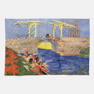 Linge De Cuisine Le pont Langlois à Arles par Vincent van Gogh