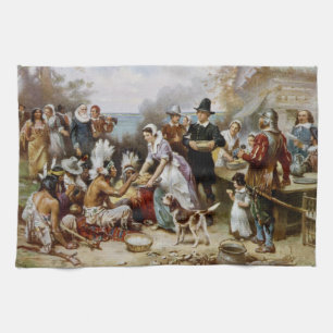 Linge De Cuisine Le premier thanksgiving