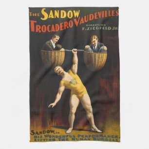 Linge De Cuisine Le Sandow Eugen Sandow Vaudeville Weightlifter