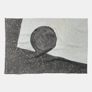 Linge De Cuisine L'Eau noire et blanche