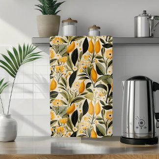 Linge De Cuisine Lemon Botanical Grove