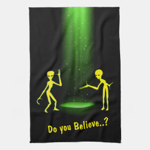 Linge De Cuisine L'enlèvement d'Aliens OVNI 👽 Croyez-Vous ?
