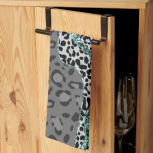 Linge De Cuisine Léo Imprimé Animal Pailleté Glam 4