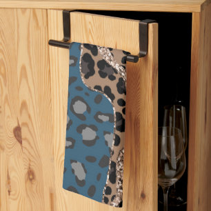 Linge De Cuisine Léo Imprimé Animal Paillettes Glam 1