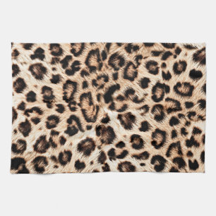 Linge De Cuisine Leopard Design Motif : Wild Elegance.
