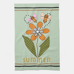 Linge De Cuisine les abeilles aiment l'été et moi aussi