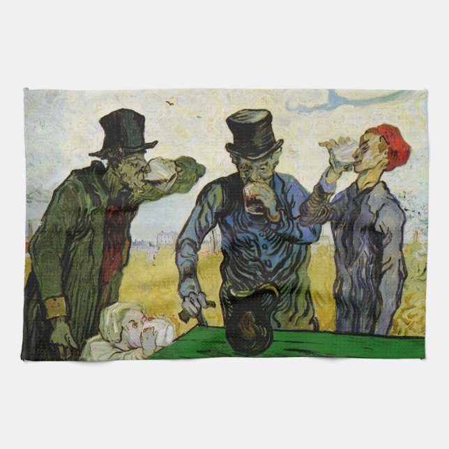 Linge De Cuisine Les Buveurs par Vincent van Gogh (Horizontal)