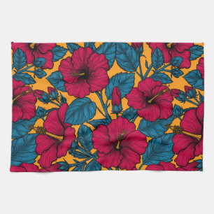 Linge De Cuisine Les fleurs d'Hibiscus