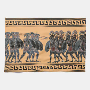 Linge De Cuisine Les hoplites grecs antiques au combat