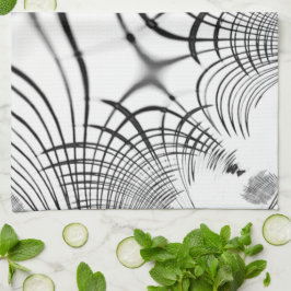 Linge De Cuisine Les lignes grises traversées nous rappellent les d