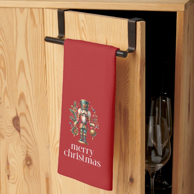 Linge De Cuisine Les noix de Noël festives (Pliage en tiers)