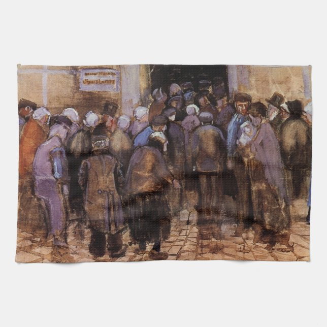 Linge De Cuisine Les pauvres et l'argent par Vincent van Gogh (Horizontal)