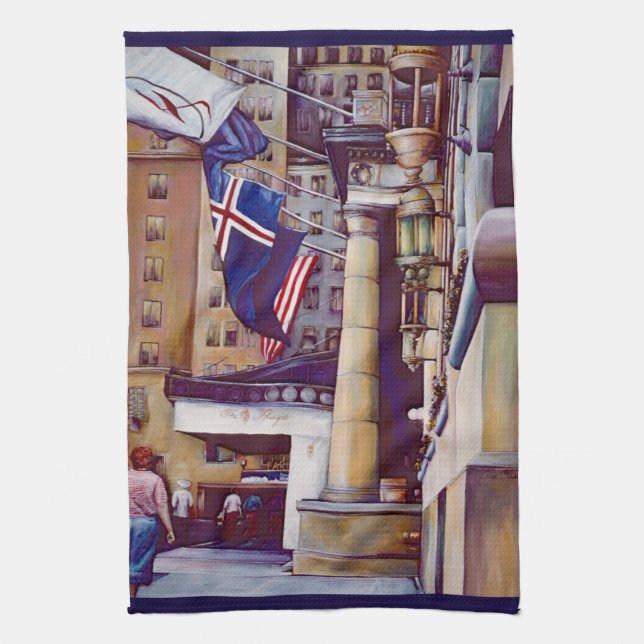 Linge De Cuisine Les piliers de la Plaza (Vertical)