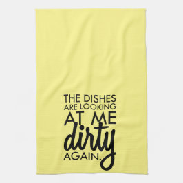 Linge De Cuisine Les plats me regardent