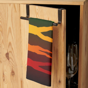 Linge De Cuisine Les six silhouettes debout de Slipperyjoe, bras le