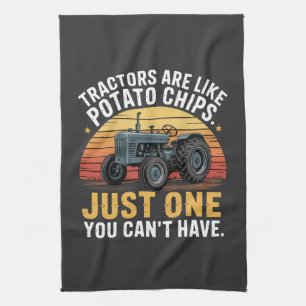 Linge De Cuisine Les tracteurs sont comme des chips