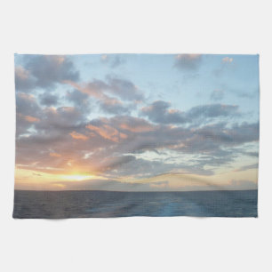 Linge De Cuisine Lever du soleil sur Sea I Pastel Seascape