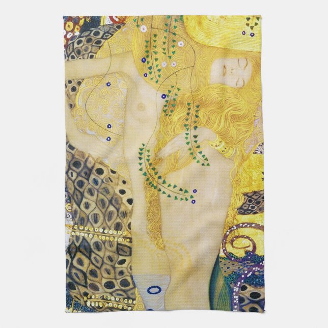 Linge De Cuisine L'Hydra, Gustav Klimt (Vertical)