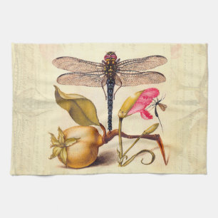 Linge De Cuisine Libellule Botanique Nature Faune Hoefnagel Art