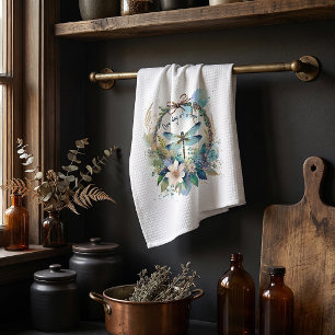 Linge De Cuisine Libellule florale Un jour à la fois