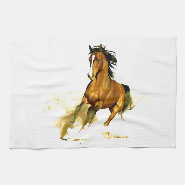 Linge De Cuisine Liberté - Cheval Coureur (Horizontal)