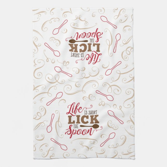 Linge De Cuisine Lick the Spoon Kitchen (Vertical)