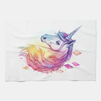 Linge De Cuisine Licorne à Aura de Cristal (1)