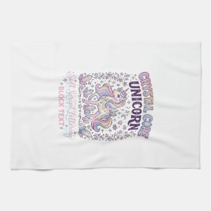 Linge De Cuisine Licorne Crystal Core Licorne Adorable Vector Desig
