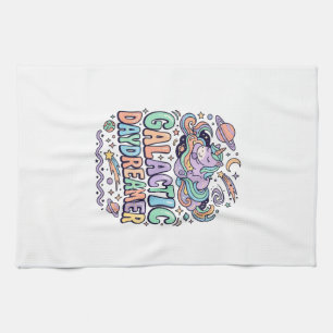 Linge De Cuisine Licorne Galactique Rêveuse Kawaii Autocollant et T