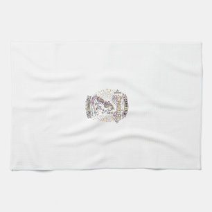 Linge De Cuisine Licorne Je suis venu J'ai vu J'ai brillé Impressio