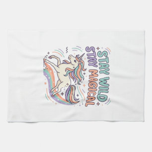 Linge De Cuisine Licorne Reste Sauvage Reste Magique Produit Branch