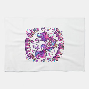 Linge De Cuisine Licorne Trop Glamour pour Galoper Impression sur D