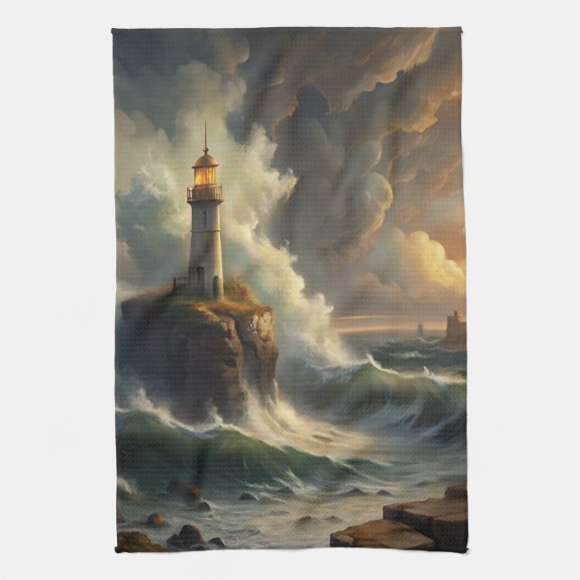 Linge De Cuisine Lighthouse (Vertical)