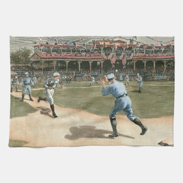 Linge De Cuisine Ligue nationale de baseball 1886 (Horizontal)