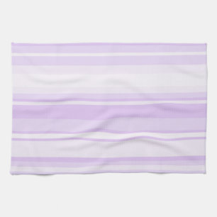 Linge De Cuisine Lilac rayures