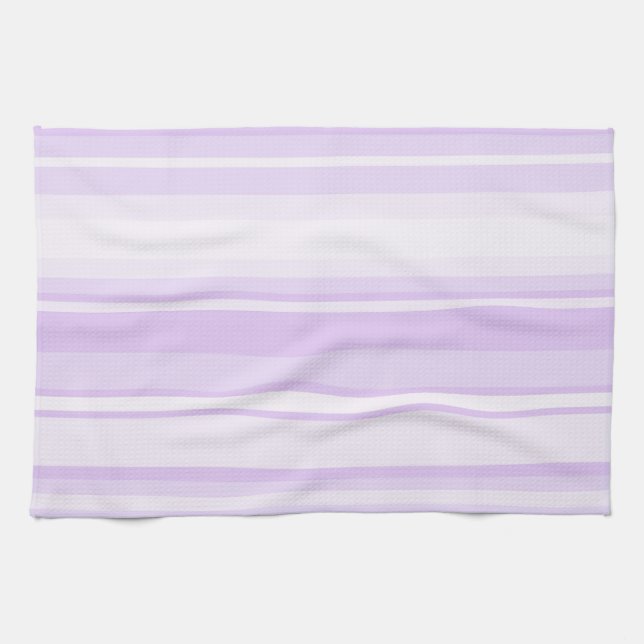 Linge De Cuisine Lilac rayures (Horizontal)