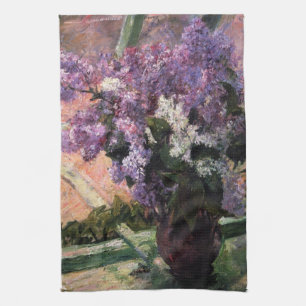 Linge De Cuisine Lilacs dans une fenêtre Mary Cassatt