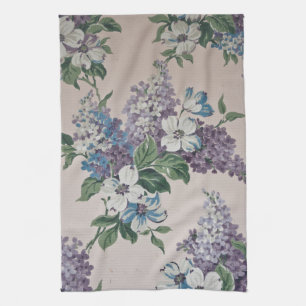 Linge De Cuisine Lilacs sur papier peint Vintage