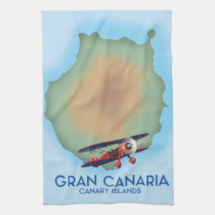 Linge De Cuisine L'île canarienne de Grande Canarie, l'art de l'aff