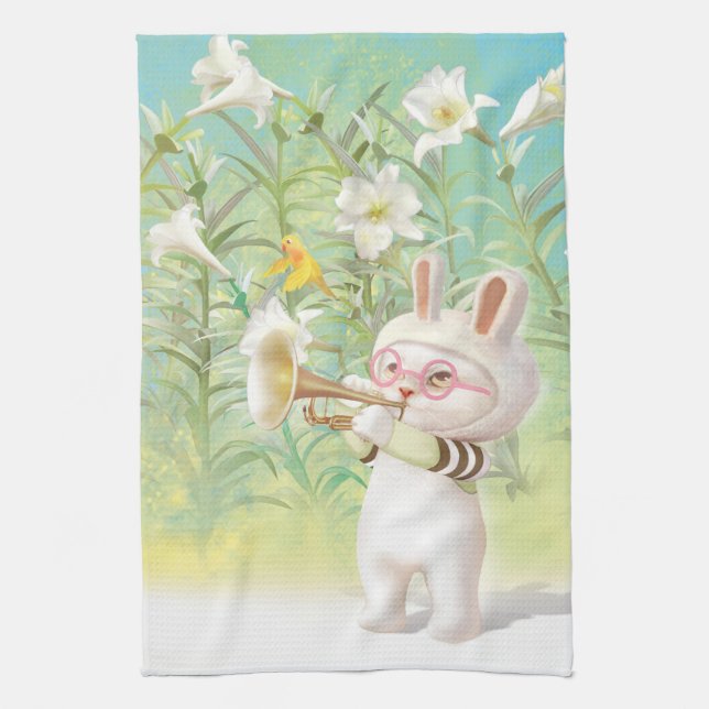 Linge De Cuisine Lily florissante (Vertical)