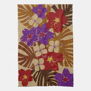 Linge De Cuisine Limahuli Garden Hawaiian Floral Kitchen Towne