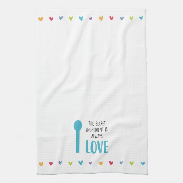 Linge De Cuisine L'ingrédient secret est toujours LOVE (Vertical)