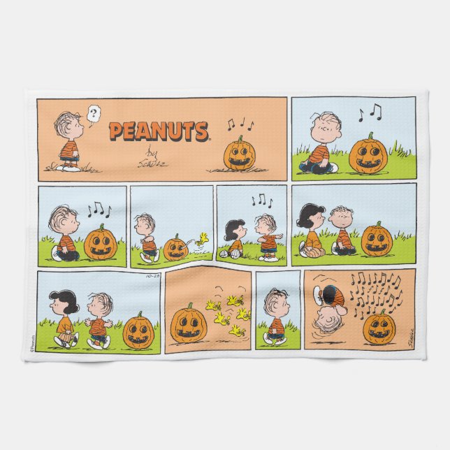 Linge De Cuisine Linus & Lucy | Chanter Jack-O-Lantern (Horizontal)