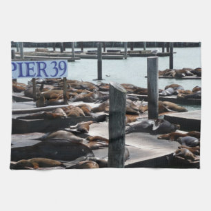 Linge De Cuisine Lions de mer de Pier 39