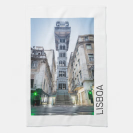 Linge De Cuisine Lisbonne Portugal Retro Ascenseur de vacances Souv