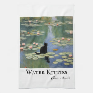 Linge De Cuisine Lits d'eau Monet Claw Pond de chat